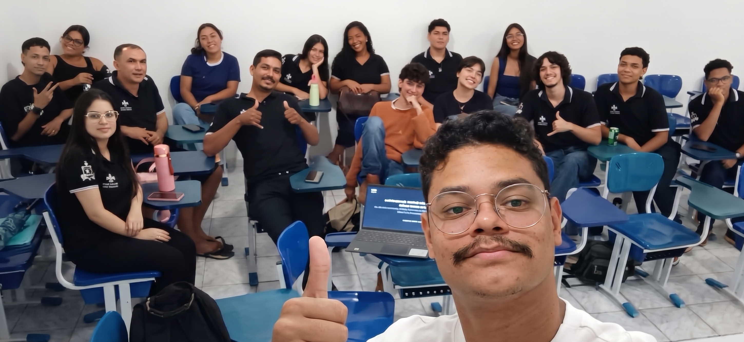 Registro do meu primeiro evento como Líder Estudantil AWS 2026.